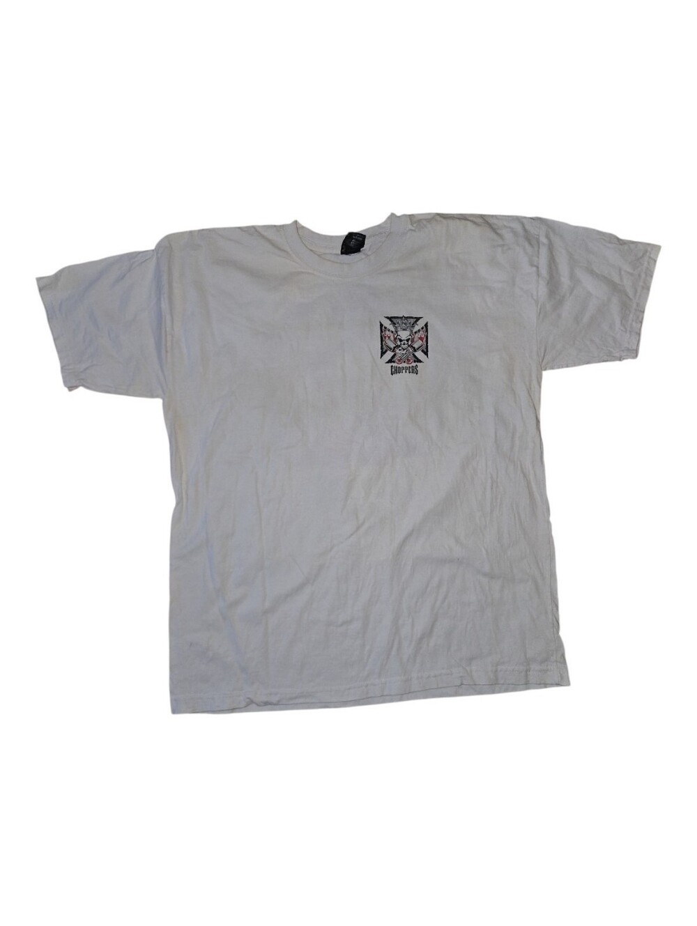 Choppers White Short Sleeve Tee Size XxL